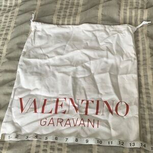 Valentino Garavani Dust Bag 15”x13.5”with drawstring. Brand new never used